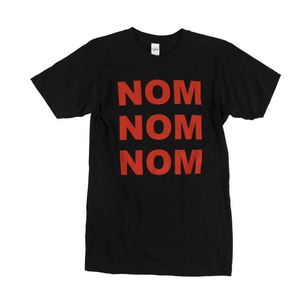 startee Womens Nom Nom Nom Graphic T-Shirt, NWT